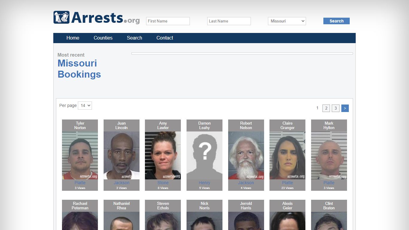 Missouri Arrests and Inmate Search